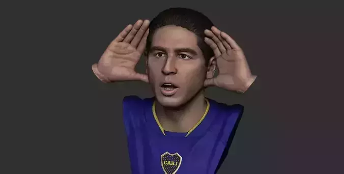 JUAN ROMAN RIQUELME BOCA JUNIORS TOPO GIGIO