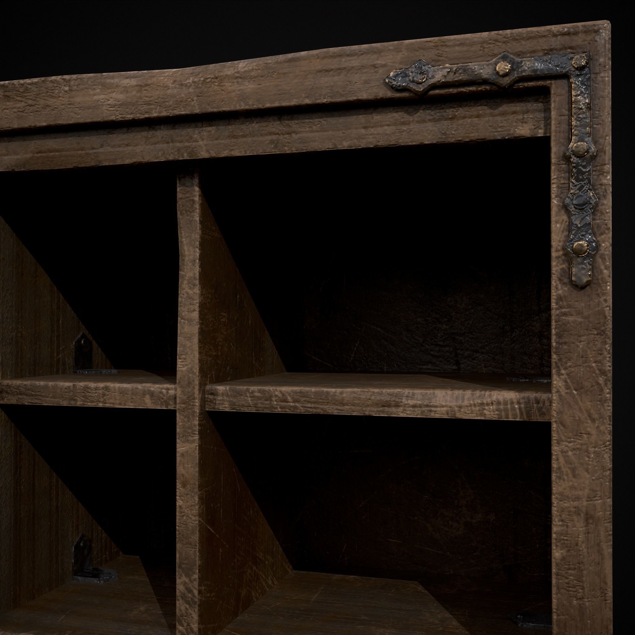 Rustic Cabinet and Drawer  3D Model Collection_10