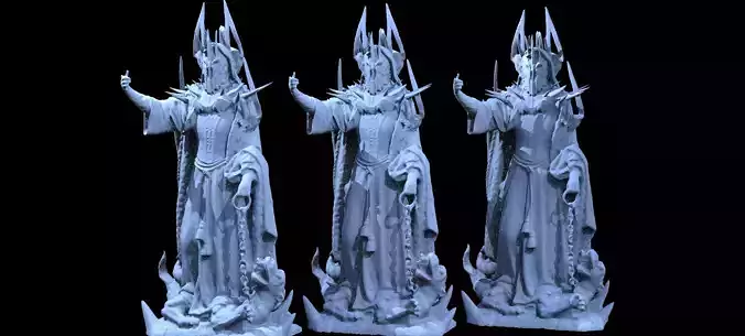 Crypt Keeper Statue 3D model