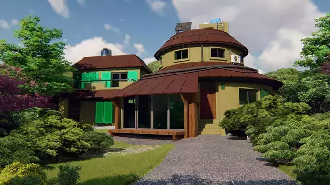 UZIMAKI NARUTO HOUSE 3D model