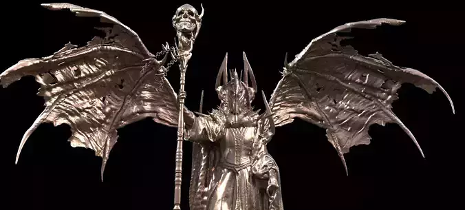 Arch Crypt Keeper Statue 2  3D model