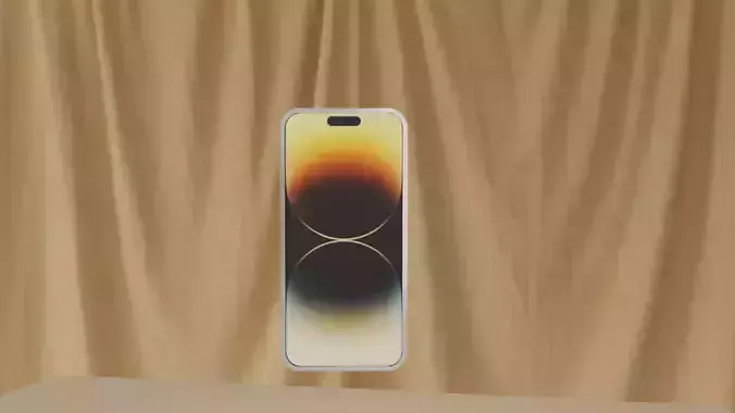 Iphone 14 Pro Max 3D Gold Model 3D print model
