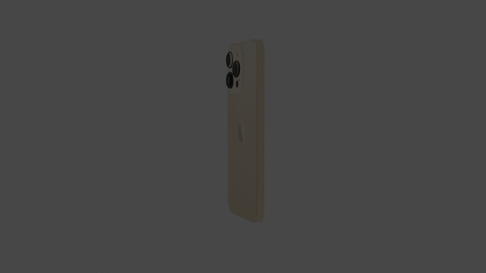 Iphone 14 Pro Max 3D Gold Model 3D print model_46