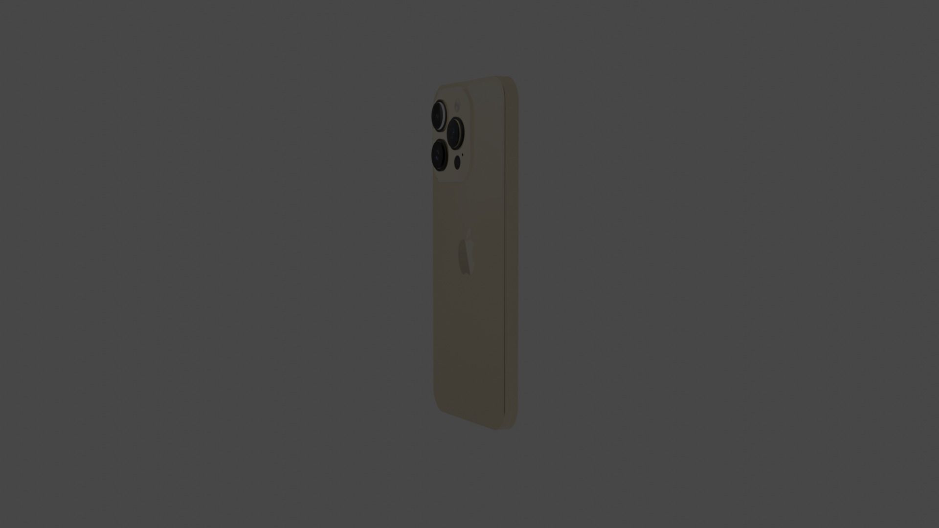 Iphone 14 Pro Max 3D Gold Model 3D print model_45