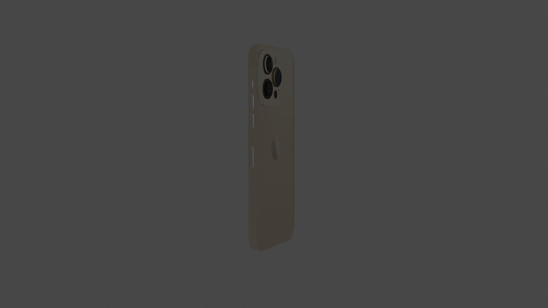 Iphone 14 Pro Max 3D Gold Model 3D print model_16
