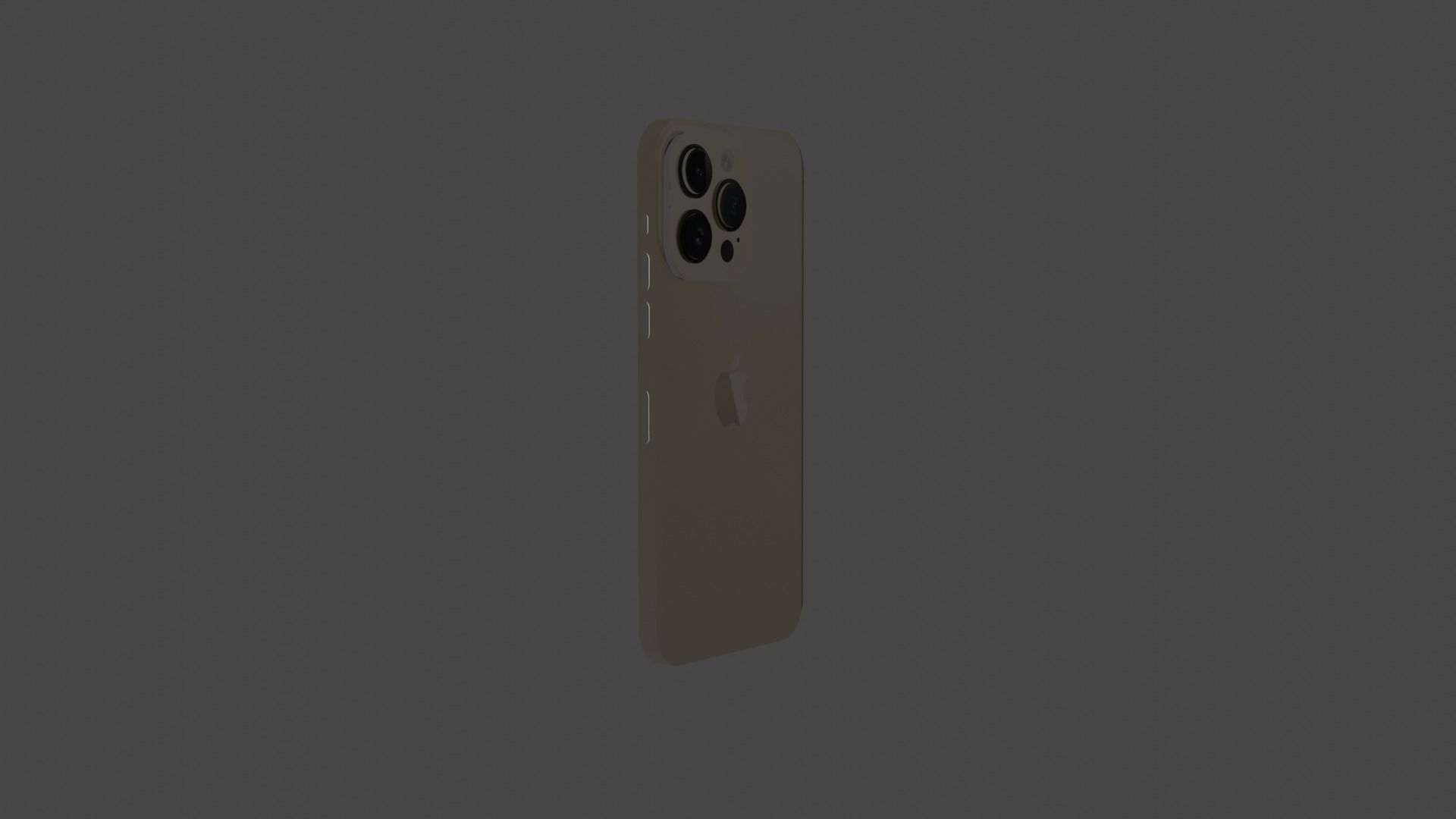 Iphone 14 Pro Max 3D Gold Model 3D print model_14