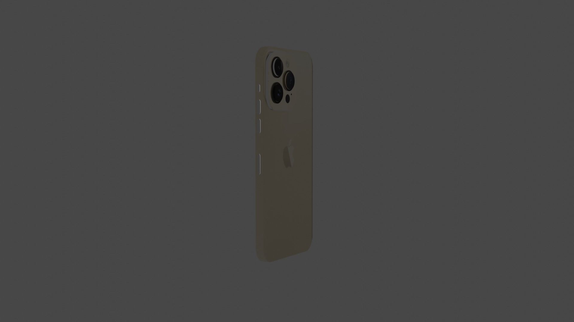 Iphone 14 Pro Max 3D Gold Model 3D print model_17