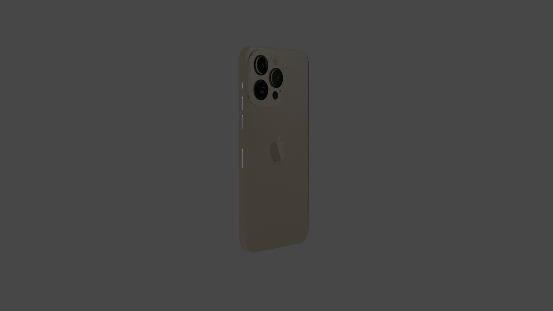 Iphone 14 Pro Max 3D Gold Model 3D print model_13