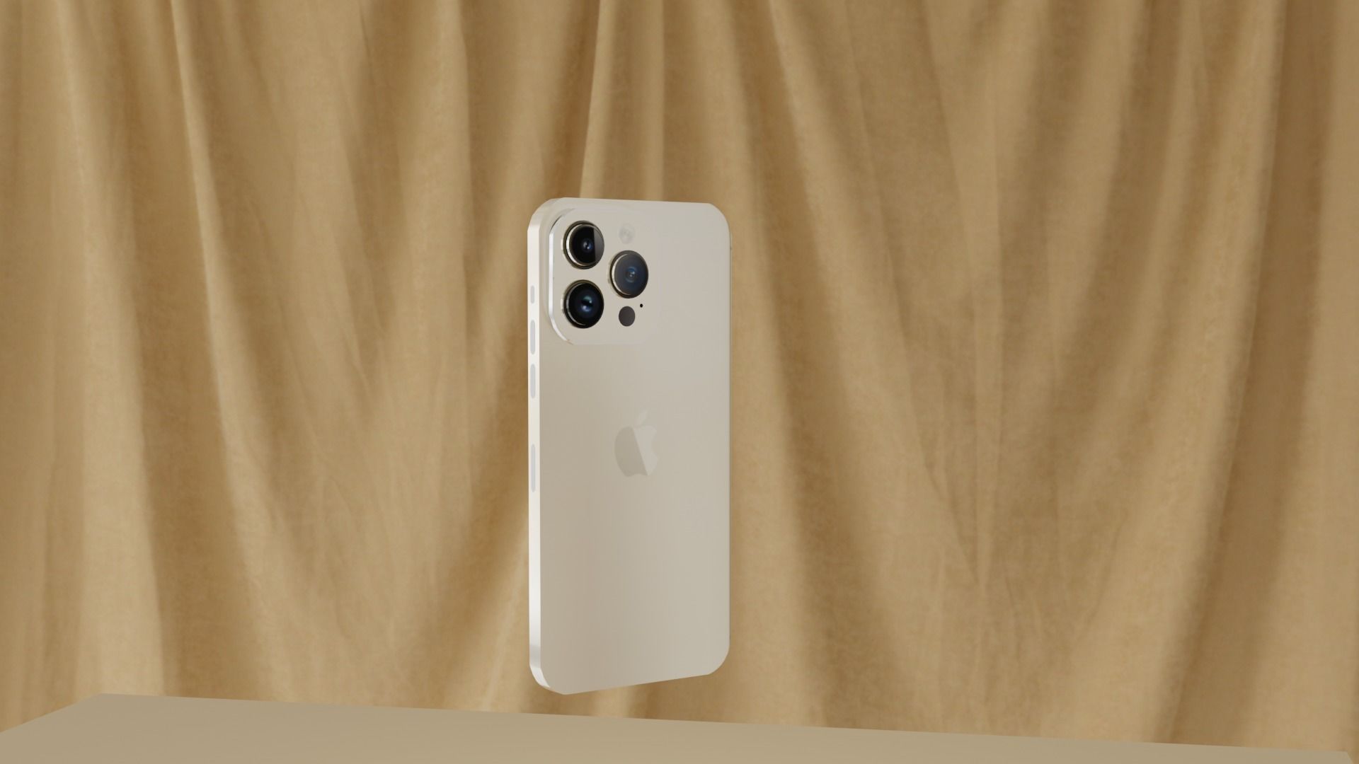 Iphone 14 Pro Max 3D Gold Model 3D print model_3