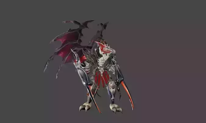 Zeloeman G 8 demon with wings 3D model