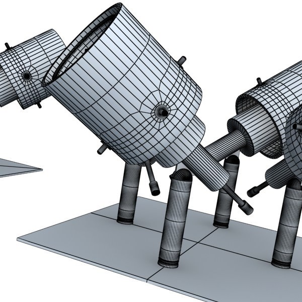 Halogen Ceiling Light 08 Photoreal 3D model_15