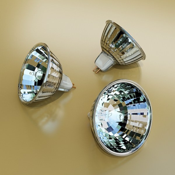 Halogen Ceiling Light 08 Photoreal 3D model_17