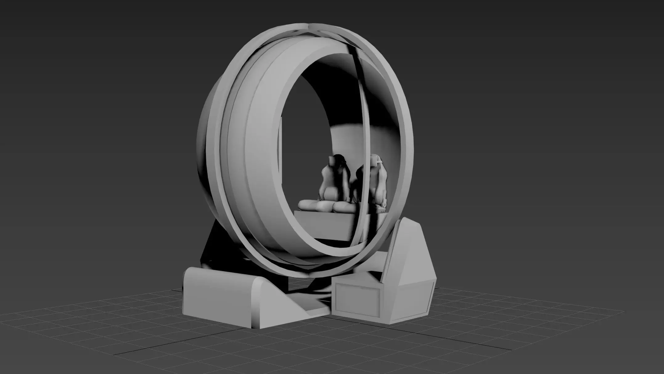 vr chair Free 3D model