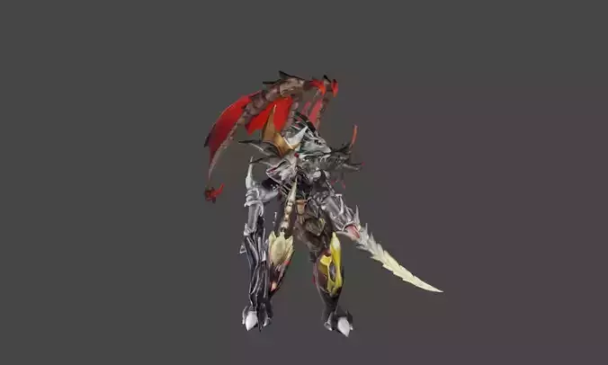 Zeloeman G 5 demon holding sword