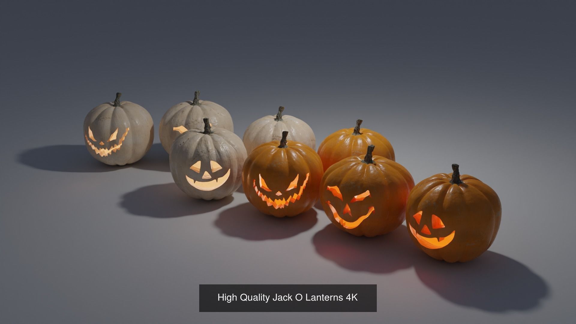 Halloween Essential props 3D Model Collection_7