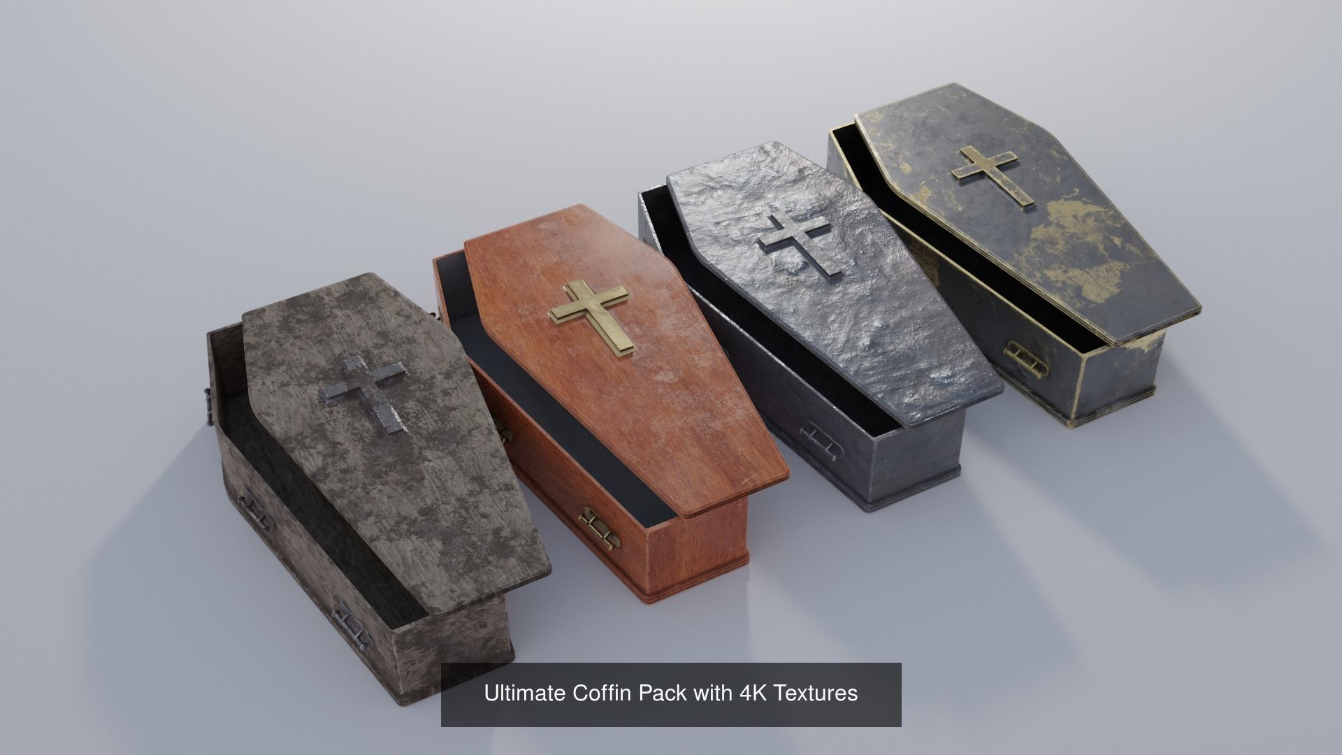 Halloween Essential props 3D Model Collection_4