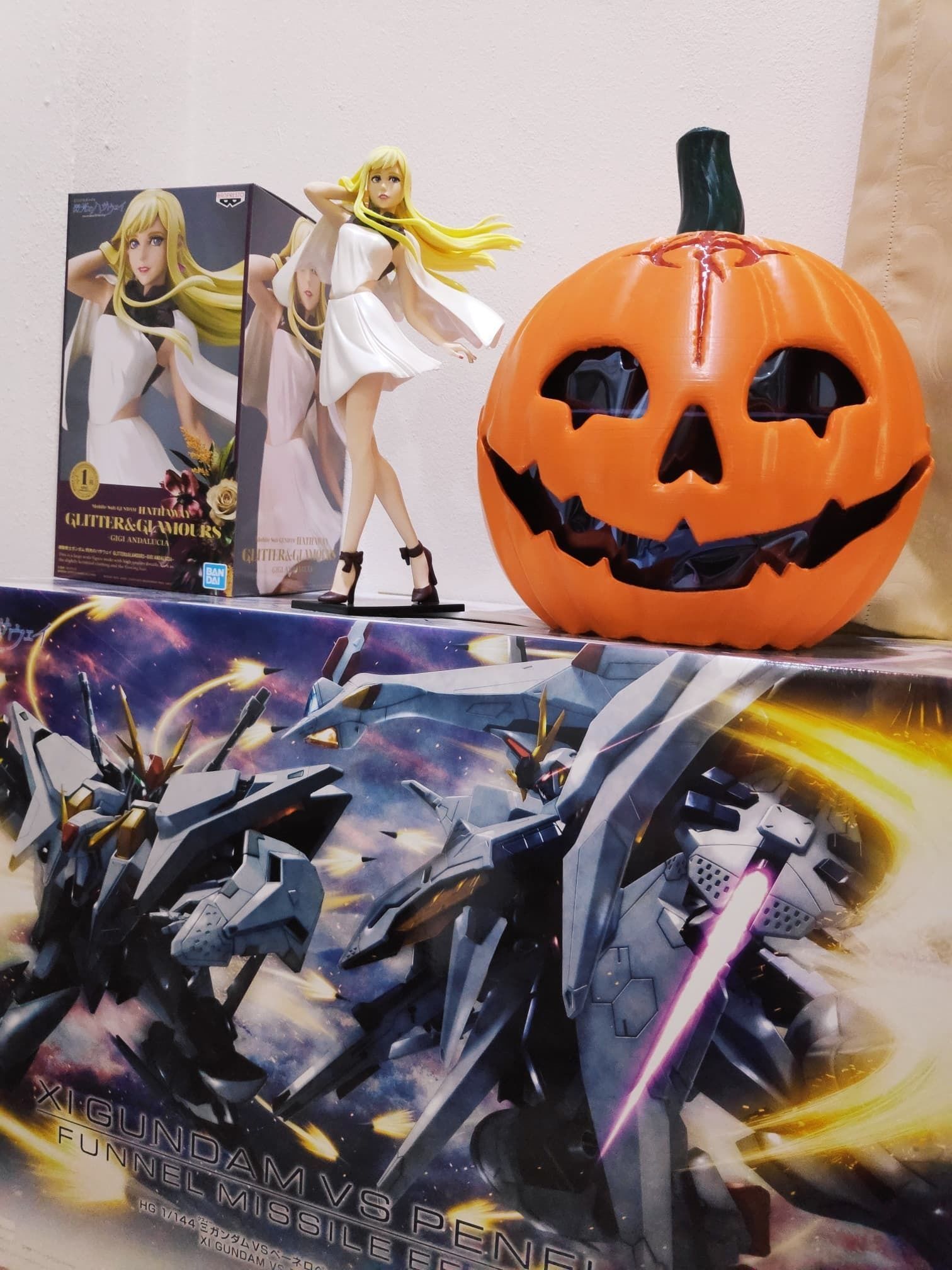 Fake mafty pumpkin helmet 3D print model_11