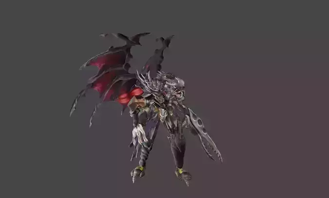 Zeloeman G 1 demon with wings