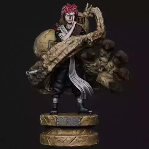 Gaara Naruto 3dprint