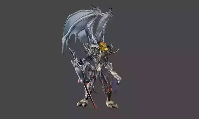 Zeloeman I 6 demon with wings