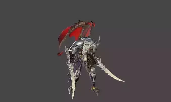 Zeloeman I 4 demon with wings