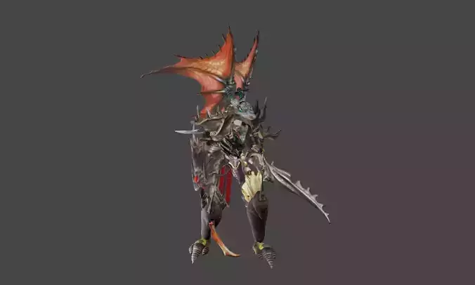 Zeloeman I 3 demon with wings