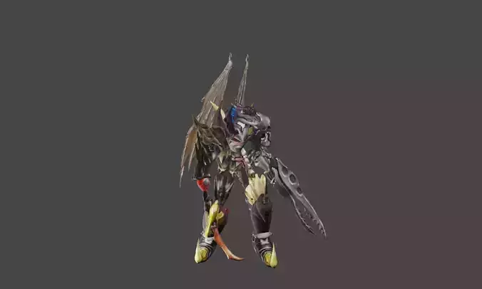 Zeloeman I 2 dragon with wings