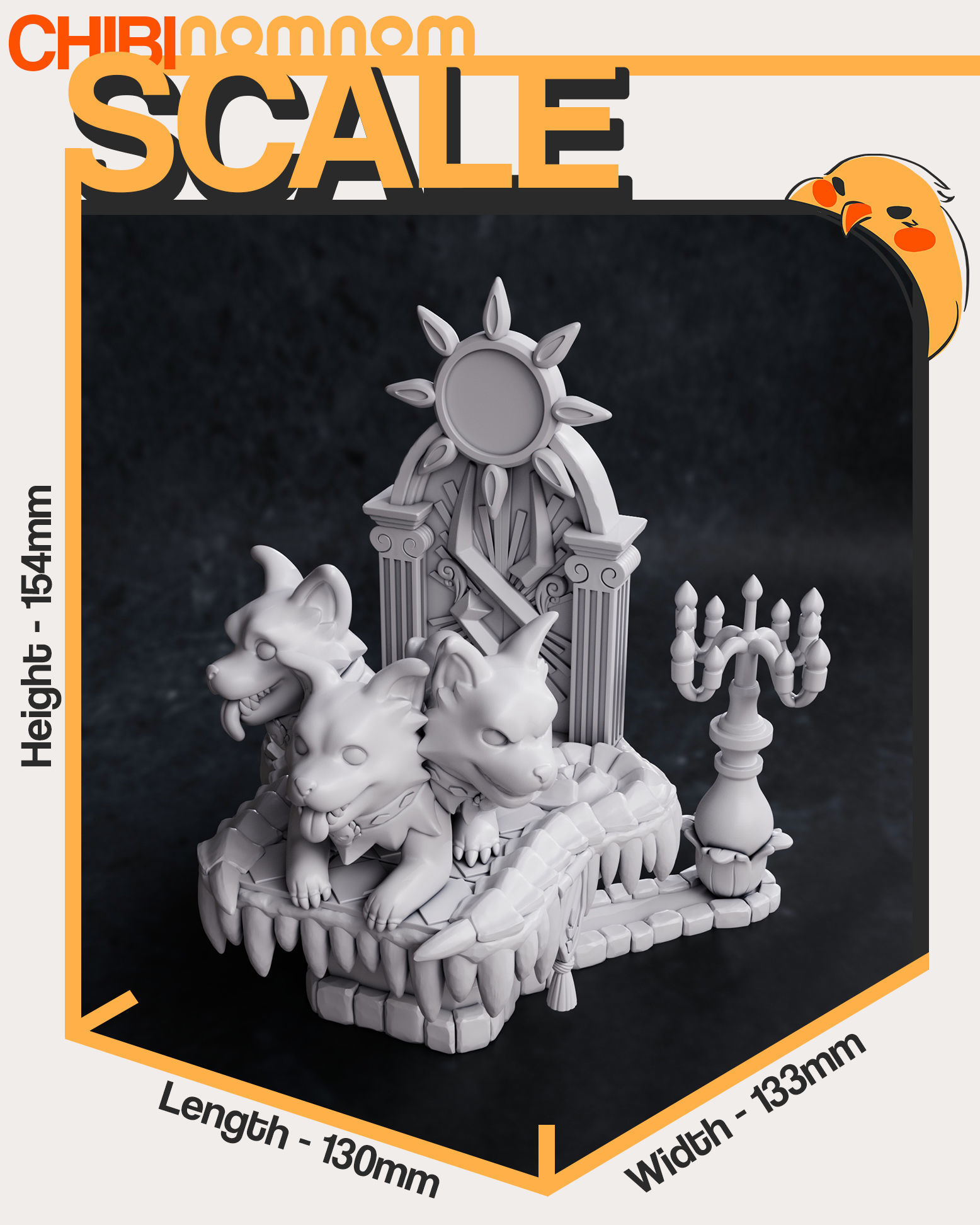 Cerberus - Hades 3D print model_9