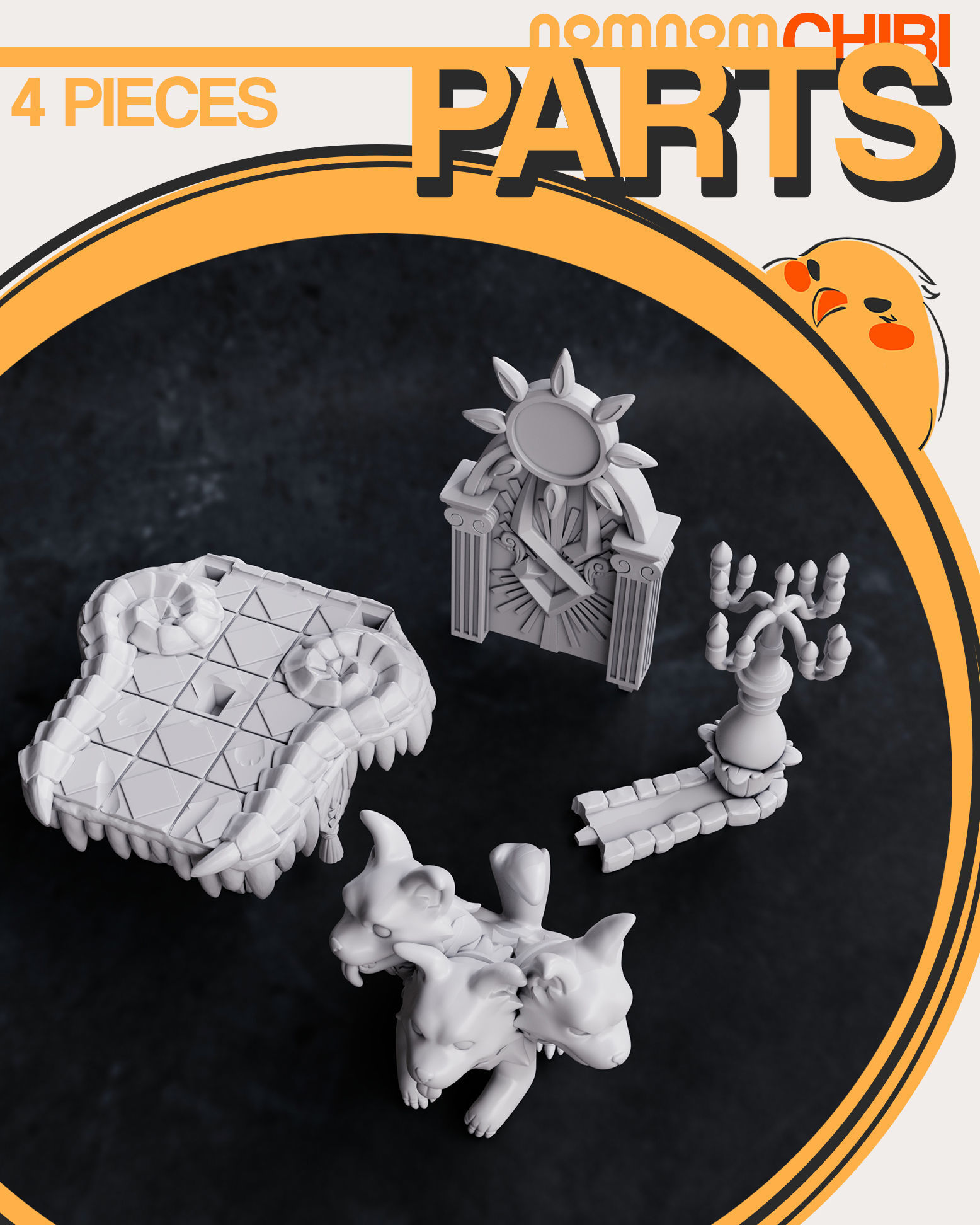 Cerberus - Hades 3D print model_8