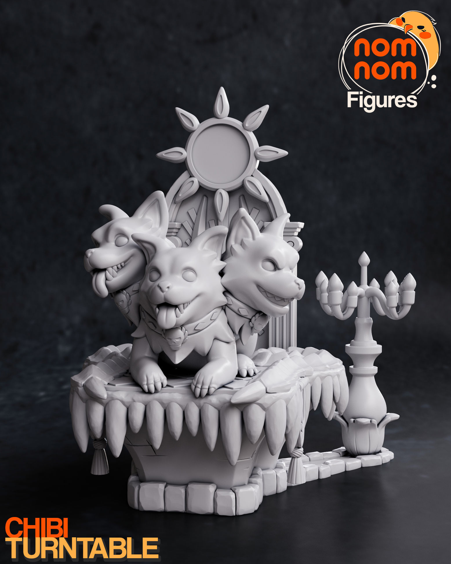 Cerberus - Hades 3D print model_11