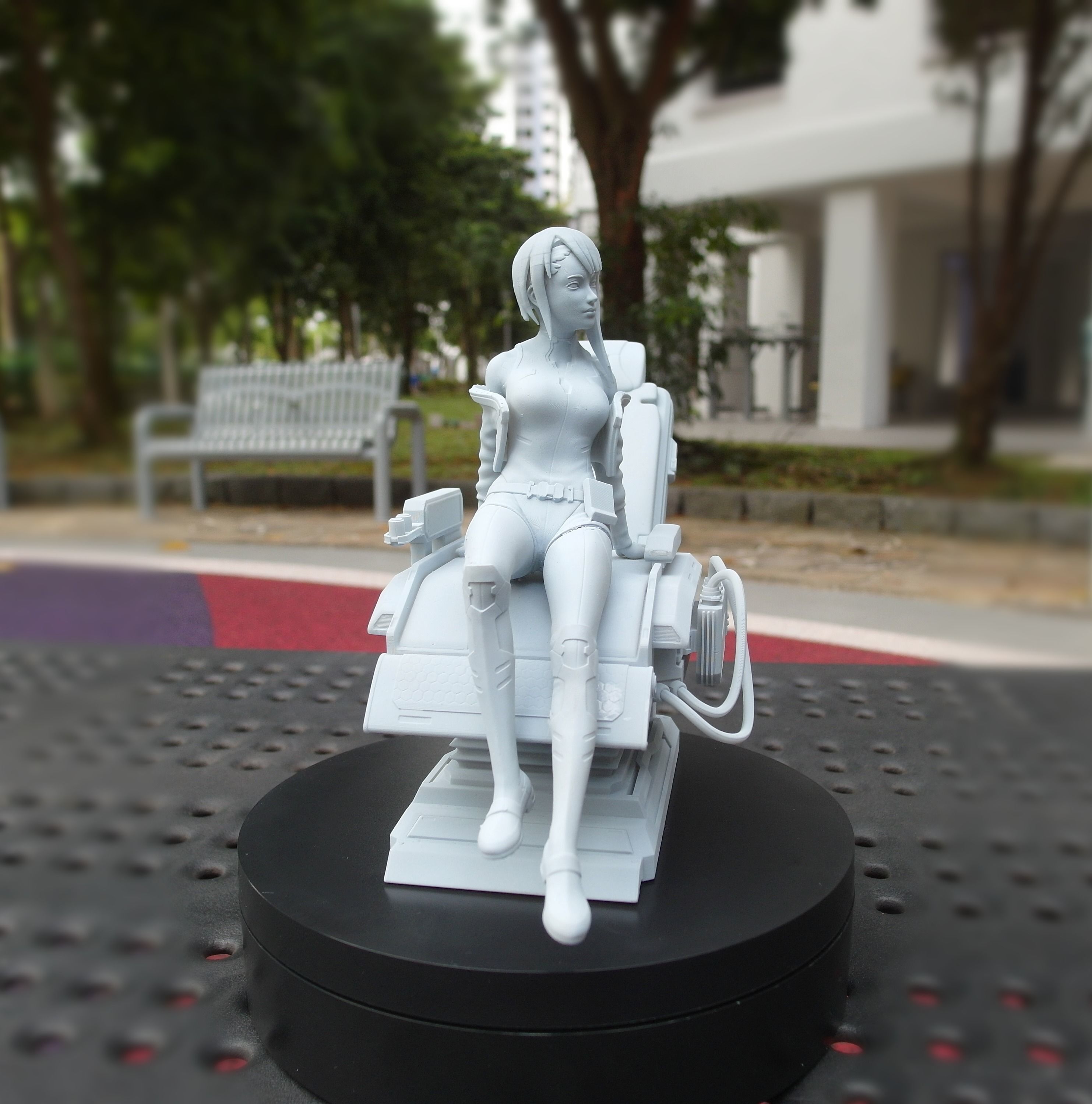 Lucy - STL Cyberpunk Edgerunners Anime Model for 3D Printing 3D print model_3