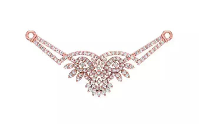 Women Necklace Pendant 3dm STL OBJ FBX Renders Details