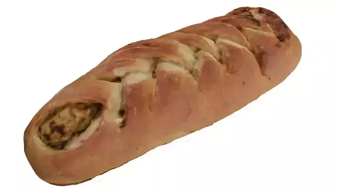 Double Braided Bread Scanned