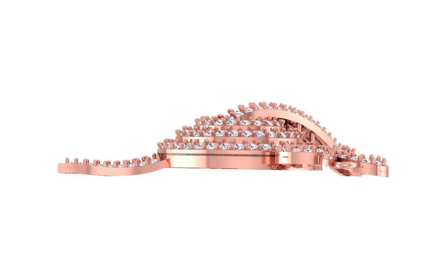 Women Earring Pendant 3dm STL OBJ FBX Renders Details 3D print model_1