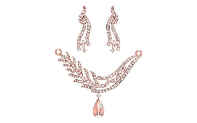 Women Earring Pendant 3dm STL OBJ FBX Renders Details 3D print model