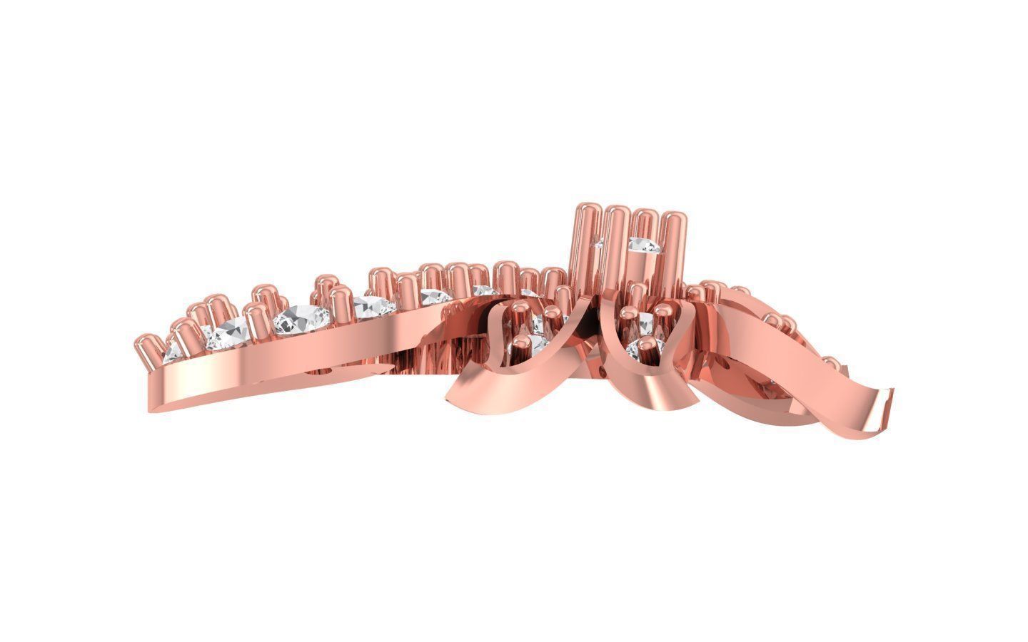 Women Earring Pendant 3dm STL OBJ FBX Renders Details 3D print model_4