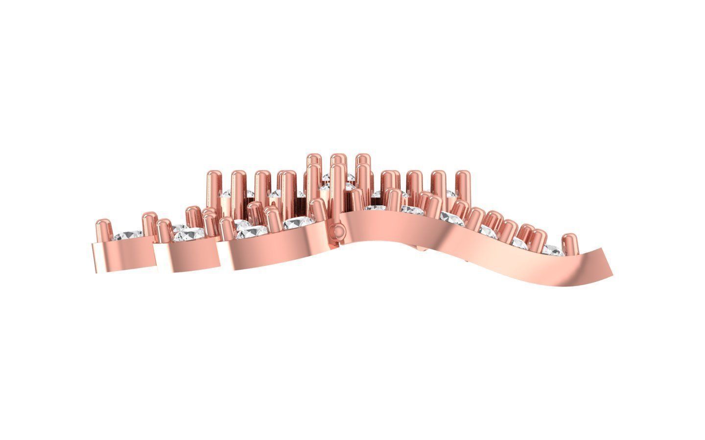 Women Earring Pendant 3dm STL OBJ FBX Renders Details 3D print model_5