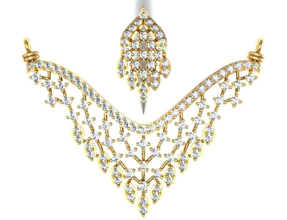 Women Earring Pendant 3dm STL OBJ FBX Renders Details 3D print model_7