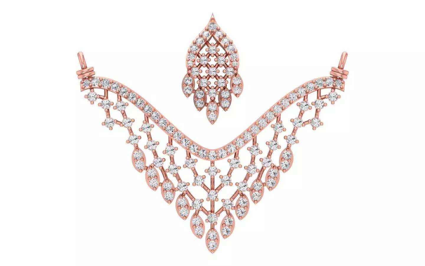 Women Earring Pendant 3dm STL OBJ FBX Renders Details 3D print model_0