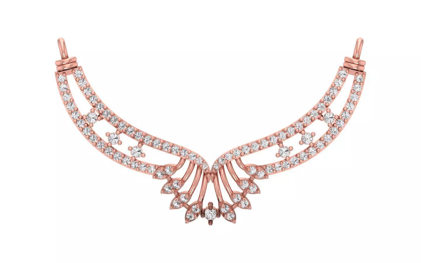 Women Necklace Pendant 3dm STL OBJ FBX Renders Details 3D print model_0