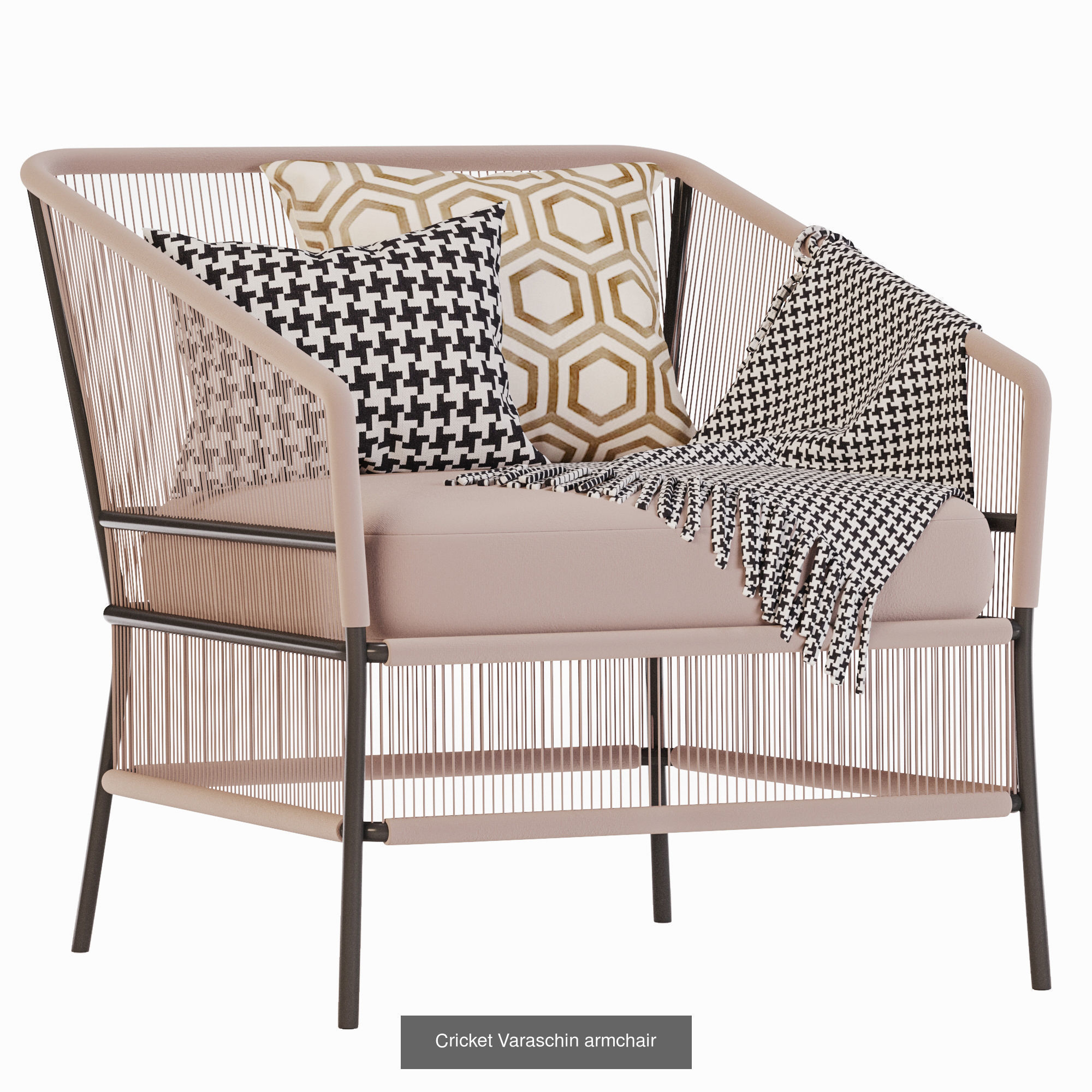 collection rattan dining chair with fabric and wooden legs _4