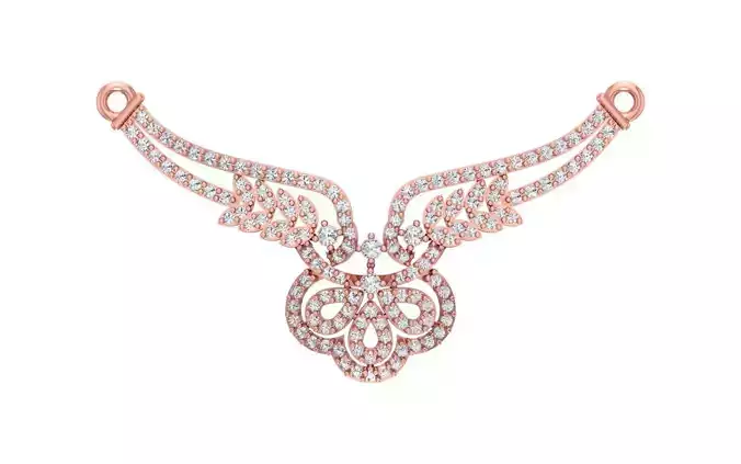 Women Necklace Pendant 3dm STL OBJ FBX Renders Details