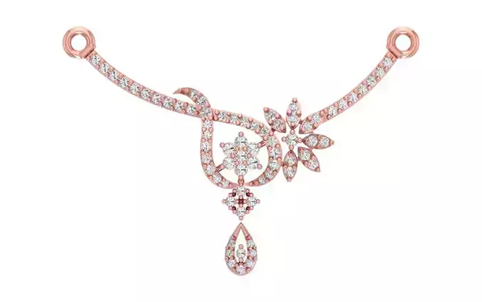 Women Necklace Pendant 3dm STL OBJ FBX Renders Details