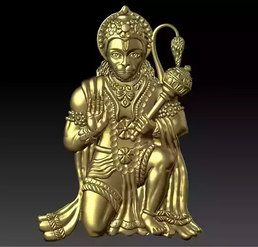 hunuman pendent 3D print model