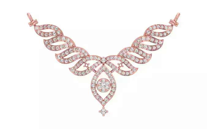 Women Necklace Pendant 3dm STL OBJ FBX Renders Details