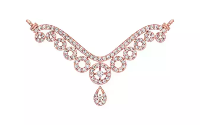 Women Necklace Pendant 3dm STL OBJ FBX Renders Details