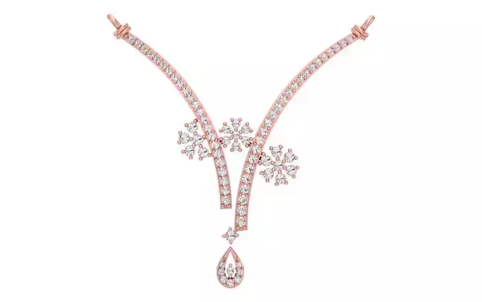 Women Necklace Pendant 3dm STL OBJ FBX Renders Details