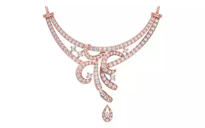 Women Necklace Pendant 3dm STL OBJ FBX Renders Details