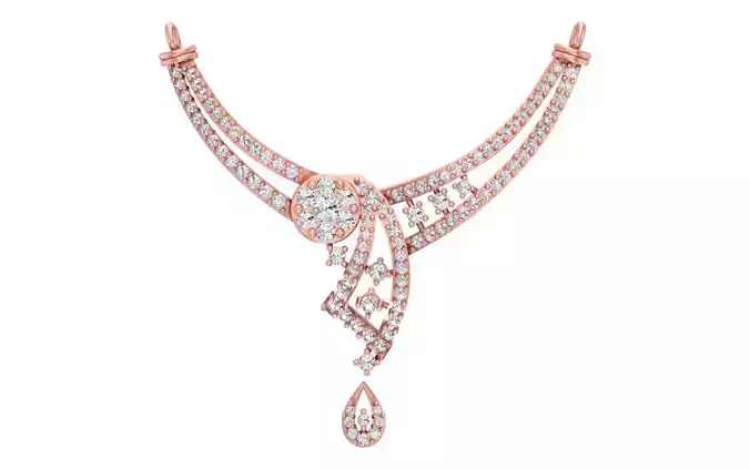 Women Necklace Pendant 3dm STL OBJ FBX Renders Details