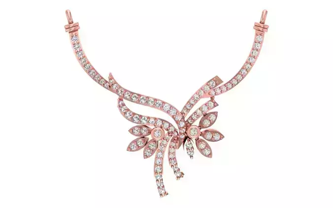 Women Necklace Pendant 3dm STL OBJ FBX Renders Details